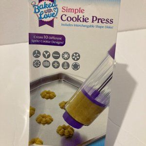 Christmas Baked with love Cookie Press